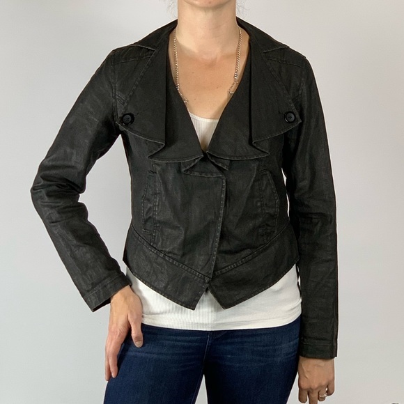 CAbi Waxy Grey Jacket Small - Picture 1 of 8